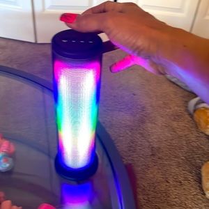 Adore Monolith LED Bluetooth Speaker w/ Pulsating Lights